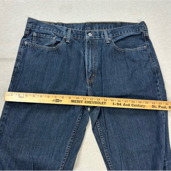 Levi’s Strauss & Co. Dark Wash 559 Straight Leg Jeans Size 38 T - Picture 3 of 10